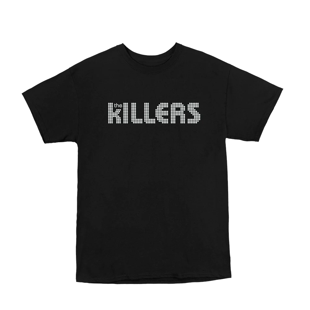 THE KILLERS TRADITIONAL BLACK T-SHIRT