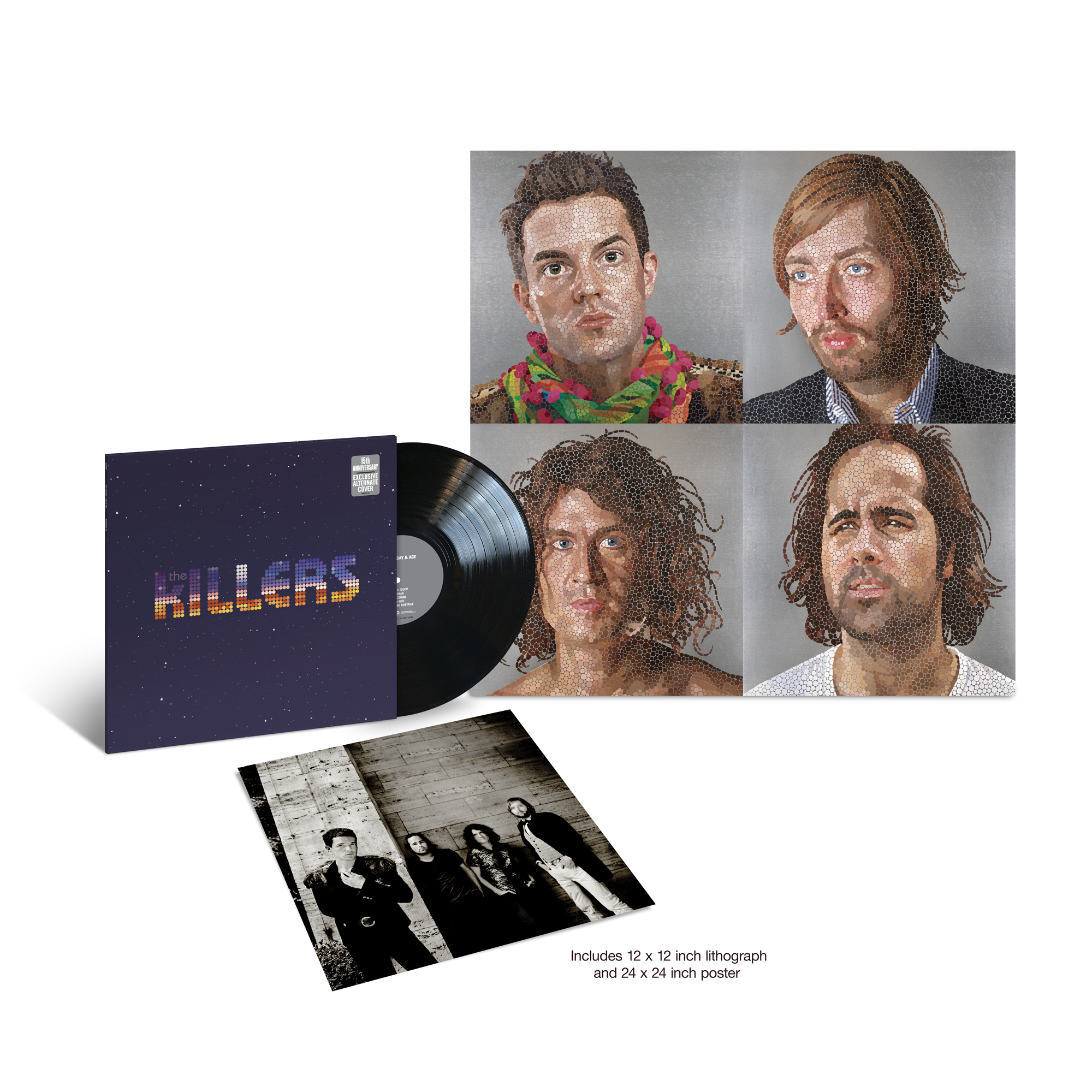 The Killers - Day & Age (15th Anniversary): Limited Vinyl LP w/ Alt Sleeve, Poster + Litho Print