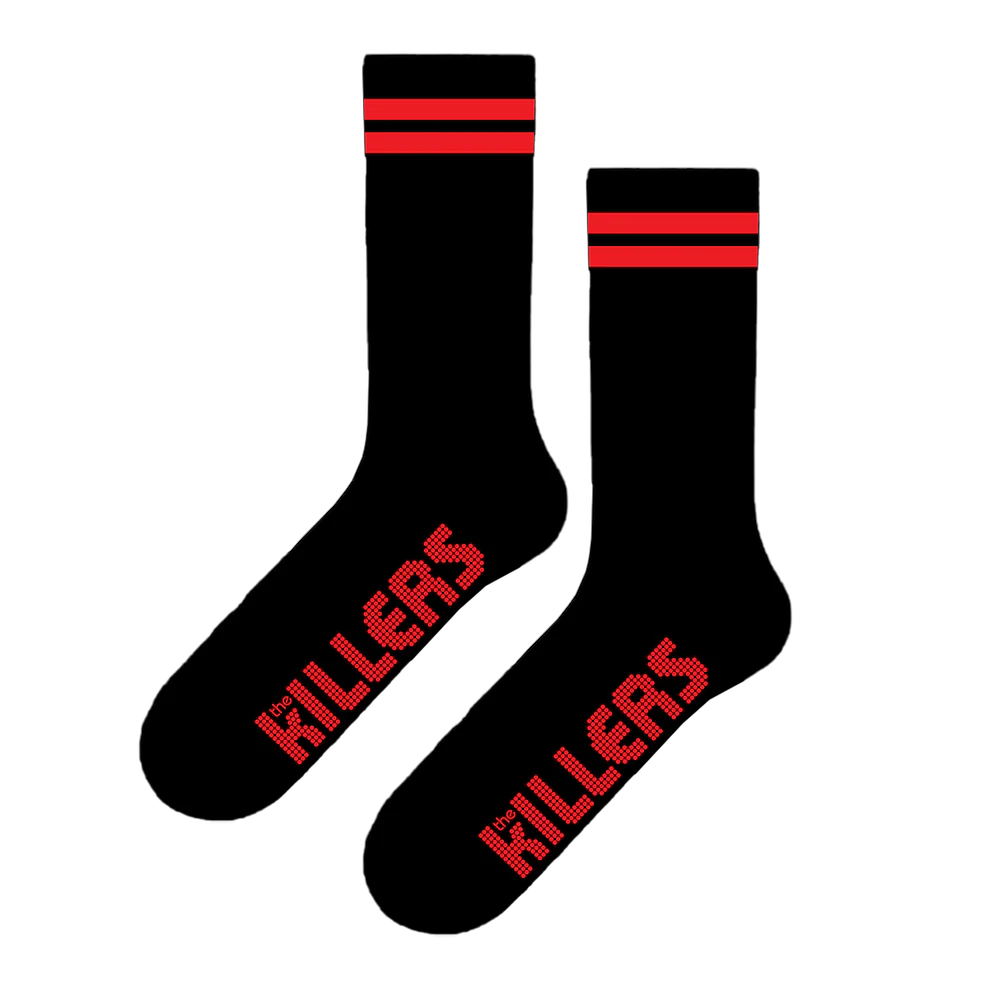 The Killers - Black Striped Socks