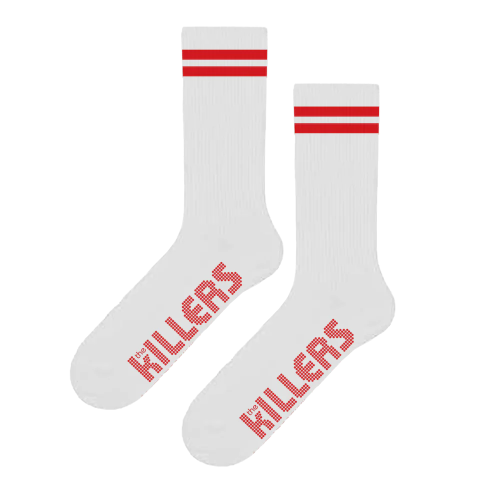 The Killers - White Striped Socks